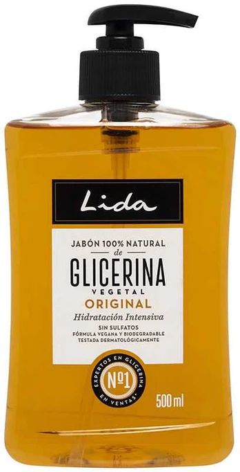 Lida 100% NATURAL glycerin hand soap 500 ml