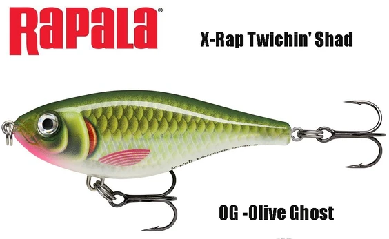Rapala vobleris X-Rap Twitchin Shad OG 8 cm