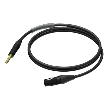 Kabelis Procab Jack 3,5 mm – XLR 1,5 m juodas (PRA723 / 1,5)