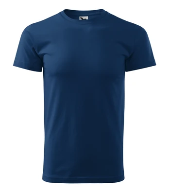 Vyriški Marškinėliai MALFINI Basic 129 Midnight blue, 160g/m2