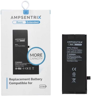 Inne AmpSentrix Basic battery for iPhone SE 2020 (high capacity)