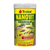 Tropical Nanovit Granulate maistas basic mažos žuvelės 100ml kaina