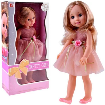 Lėlė Pretty Girl, 36 cm, rožinė sp.