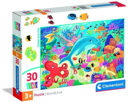 Clementoni CLE puzzle 30 SuperKolor Undersea Fun 20837