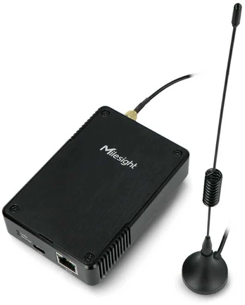 LoRaWAN WiFi/Ethernet valdymo blokas – juodas – Milesight UG56-868M
