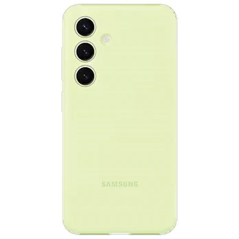Telefono dėklas Samsung Galaxy S24+ Silicone Cover, Lime