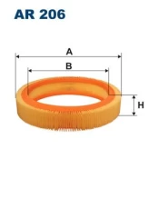 Oro filtras FILTRON AR 206 kaina