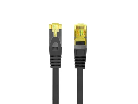 PATCHCORD KAT.6A S/FTP LSZH CU 3M Juodas FLUKE PASSED LANBERG