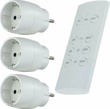 REV Radio Switch Set 3 + 1 compact white