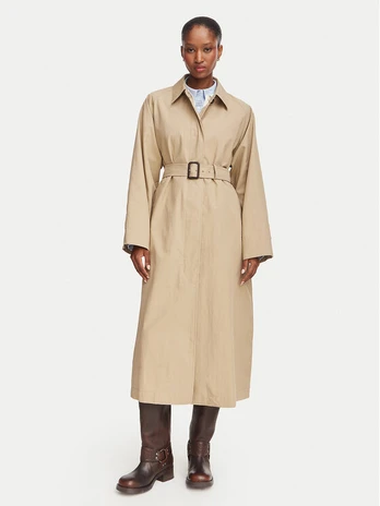 Weekend Max Mara Demisezoninis paltas Angus 2625026041 Smėlio Regular Fit