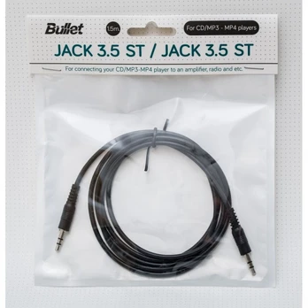 Bullet Laidas 3.5mm - 3.5mm, 1.5 m