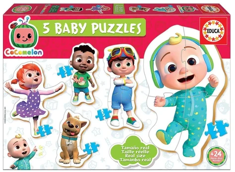 Pirmoji dėlionė vaikui 5in1