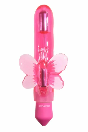 EVOLVED Slenders Flutter Pink - Slim Waterproof Intimate Device