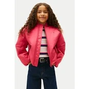 Tommy Hilfiger Bomber striukė KG0KG08927 Rožinė Regular Fit