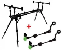 Stovas 3 meškerėms Zfish Rod Pod Construct