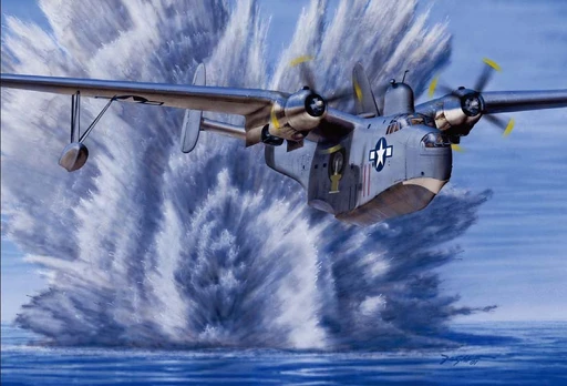 Academy Plastikinis modelis USN PBM-5A Mariner 1/72