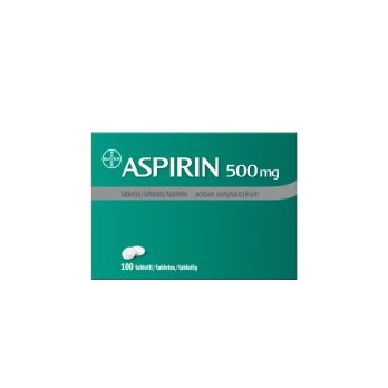 ASPIRIN 500 mg tabletės N100