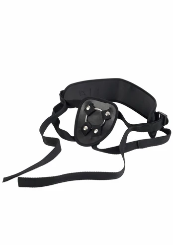 Power Support Harness Adjustable PU System Universal Ring Black