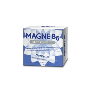 MAGNE B6 Fast tirpūs milteliai, 20 vnt.