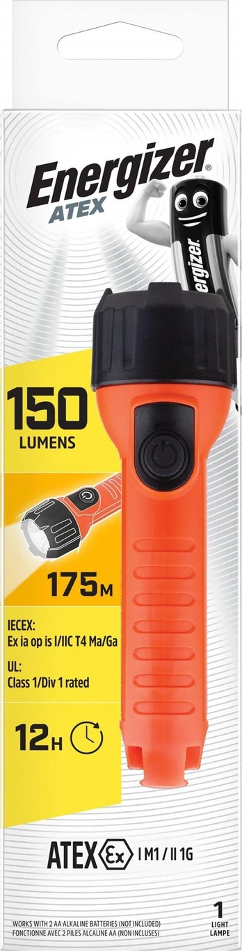 Švyturys Energizer ŠVYTURYS ATEX ISHD32 2AA, oranžinis