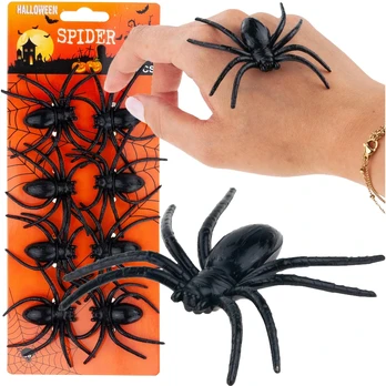 Dekoratyviniai Helovyno tarantulos, 8 cm, 8 vnt.