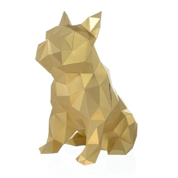 Beldizart „Wizardi 3D Papercraft Kit Bulldog“ PP-2BJU-GLD