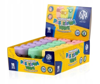 Dvigubo atidarymo drožtukas Wave Pastel (18 vnt.)