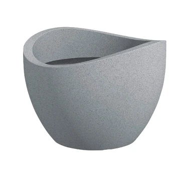 Vazonas Scheurich Stony Grey 250/30, plastikinis, Ø 30 cm, pilkas