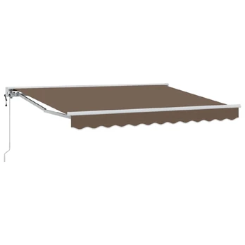 Elektrinė ištraukiama pavėsinė Taupe 4 × 3,5 m