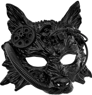 Widmann Steampunk ulvemaske