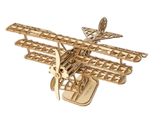 Medinis 3D galvosūkis Robotime Airplane kaina