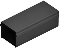 Magnetinio bėgelio ZAMBELIS MINI dangtelis, juodas, 22259