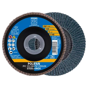 Šlifavimo diskas PFERD PFC125 Z PSF 40