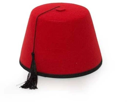 Partychimp Rød Fez hat