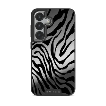 Imperial - Samsung Galaxy S25 Case, Elite Mirror Dark (Magnetic) / Silver