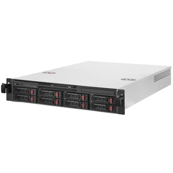 Serveris Obudowa SilverStone SilverStone RM22-308 Rackmount Server Gehäuse, 2U, E-ATX - juodas
