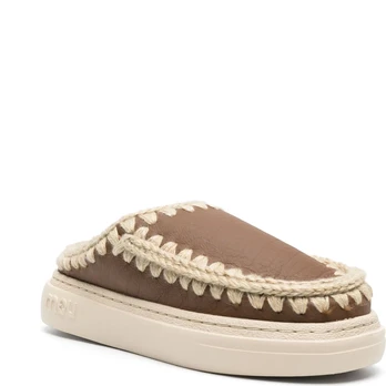 Šlepetės moterims, Ruda, Eskimo bold clog