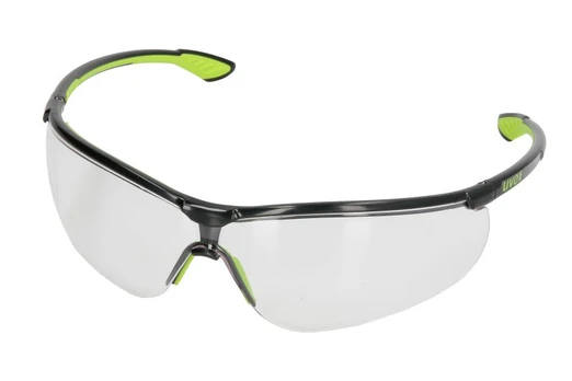 Protective glasses with temples