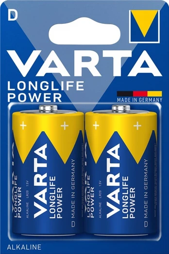 D elementas LR20 Varta LONGLIFE POWER High Energy , 2 vnt.