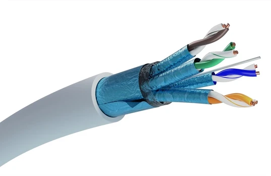 EXTRALINK CAT6A FFTP (F/FTP) INDOOR TWISTED PAIR 100M