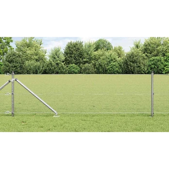 Tvora su stulpais Sidabro 0.6 x 25 m Plienas