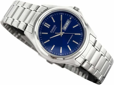Laikrodis MĘSKI CASIO MTP-1239D-2A - MULTIDATA (zd040c) + BOX
