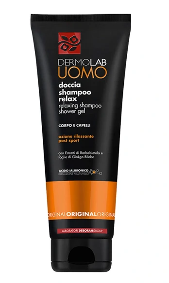 Kūno prausimosi želė vyrams Deborah Dermolab Relaxing, 250 ml