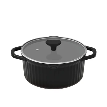 Puodas su dangčiu UNIWELL GREY, 24 cm