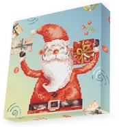 Deimantinė mozaika Santa Cheer, 28x28 cm kaina
