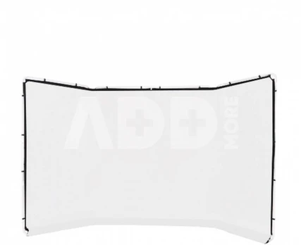 Panoramic Background Cover 4m White (frame not included)
