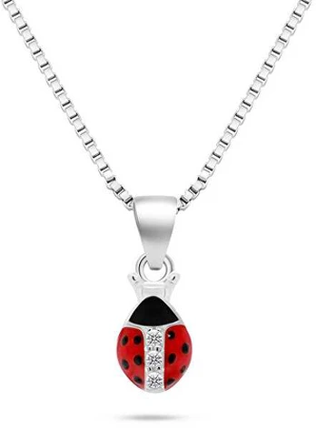 Brilio Silver Brilio Sidabrinis Matching sidabrinis Ladybug pakabukas NCL150W
