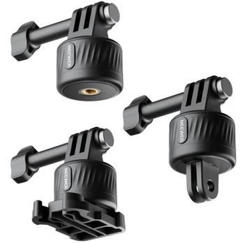 Neewer GP-21 Magnetic Quick Release Tripod Mount Adapter Set Compatible with GoPro Hero