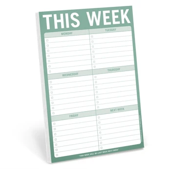 Knock Knock This Week Pad (Green)
