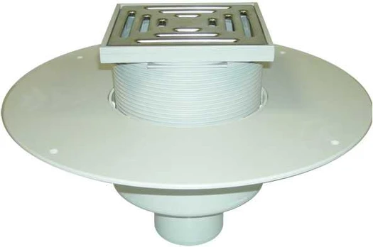 HL jumta noteka DN110 vert. (reste 148x148mm) ar PVC apmali